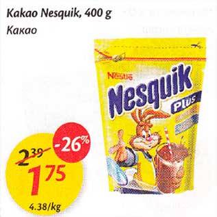 Allahindlus - Kakao Nesquik,400 g