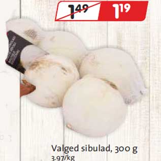 Allahindlus - Valged sibulad, 300 g