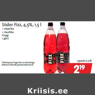 Allahindlus - Siider Fizz, 4,5%, 1,5 l