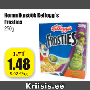 Allahindlus - Hommikusöök Kellogg´s Frosties, 250 g