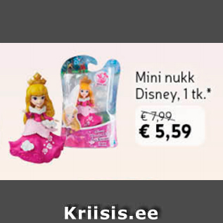 Allahindlus - Mini nukk Disney, 1 tk*