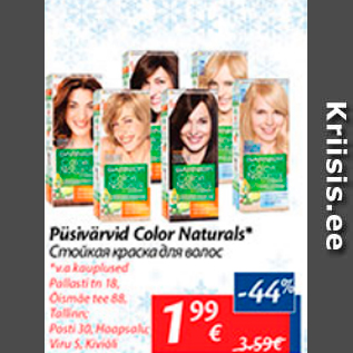 Allahindlus - Püsivärvid Color Naturals*