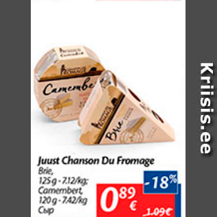 Allahindlus - Juust Charson Du Fromage