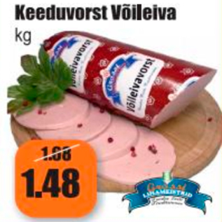 Allahindlus - Keeduvorst Võileiva kg