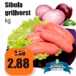 Allahindlus - Sibula grillvorst kg