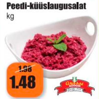 Allahindlus - Peedi-küüslaugusalat kg