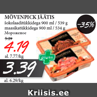 Allahindlus - MÖVENPICK JÄÄTIS