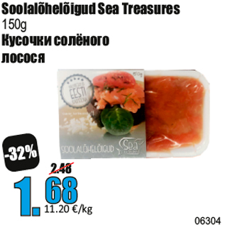 Allahindlus - Soolalõhelõigud Sea Treasures 150g