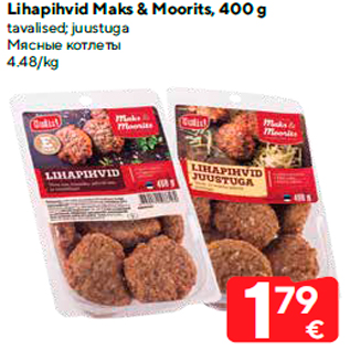 Allahindlus - Lihapihvid Maks & Moorits, 400 g