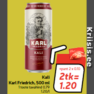 Allahindlus - Kali Karl Friedrich, 500 ml