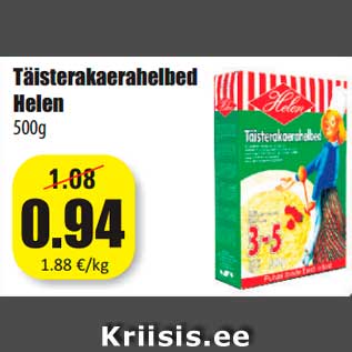 Allahindlus - Täisterakaerahelbed Helen 500g