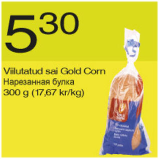 Allahindlus - Viilutatud sai Gold Corn