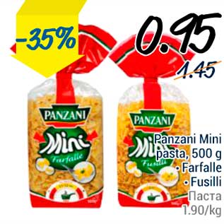 Allahindlus - Panzani Mini pasta, 500 g