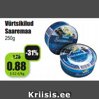 Allahindlus - Vürtsikilud Saaremaa 250g