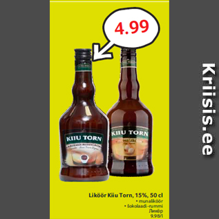 Allahindlus - Liköör Kiiu Torn, 15%, 50 cl