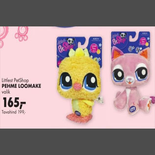 Allahindlus - Littlest PetShop Pehme loomake