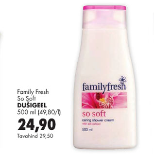 Allahindlus - Family Fresh So Soft Dušigeel