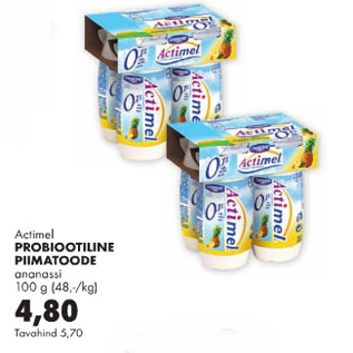 Allahindlus - Actimel Probiootiline Piimatoode