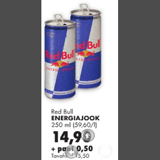 Allahindlus - Red Bull energiajook