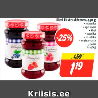 Allahindlus - Rimi Ekstra džemm, 450 g