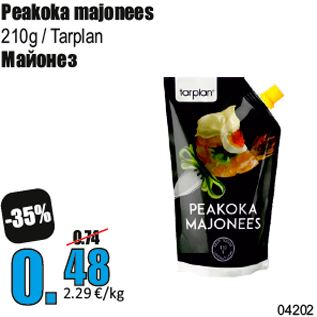 Allahindlus - Peakoka majonees