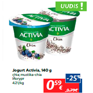 Allahindlus - Jogurt Activia, 140 g