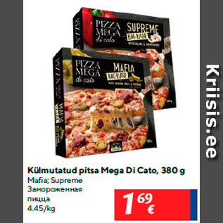 Allahindlus - Külmutatud pitsa Mega Di Cato, 380 g