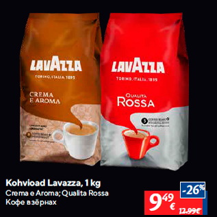 Allahindlus - Kohvioad Lavazza, 1 kg