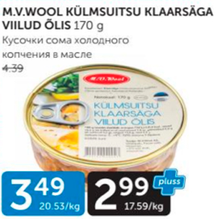 Allahindlus - M.V.WOOL KÜLMSUITSU KLAARSÄGA VIILUD ÕLIS 170 G