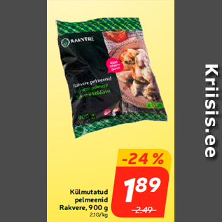 Allahindlus - Külmutatud pelmeenid Rakvere, 900 g