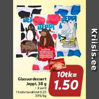 Allahindlus - Glasuurdessert Jeppi, 38 g