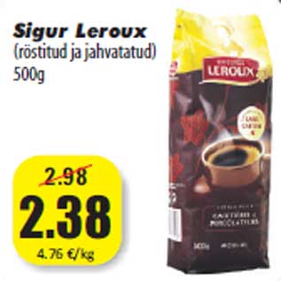 Allahindlus - Sigur Leroux (röstitud ja jahvatatud) 500g