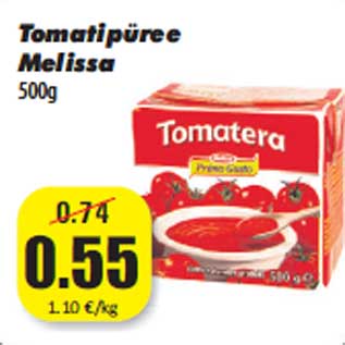 Allahindlus - Tomatipüree Melissa 500g