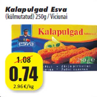 Allahindlus - Kalapulgad Esva (külmutatud) 250g / Viciunai