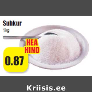 Allahindlus - Suhkur 1kg