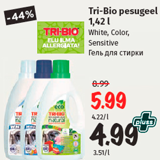 Allahindlus - Tri-Bio pesugeel 1,42 l