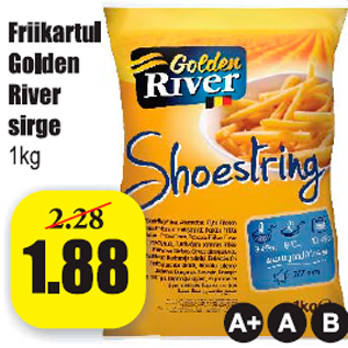 Allahindlus - Friikartul Golden River sirge 1 kg