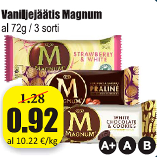 Allahindlus - Vaniljejäätis Magnum