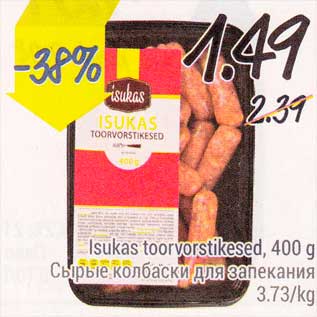 Allahindlus - Ilukas toorvorstikesed, 400 g