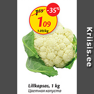 Allahindlus - Lillkapsas, 1 kg