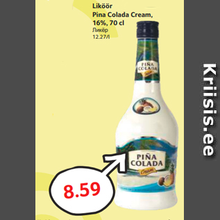 Allahindlus - Liköör Pina Colada Cream