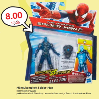 Allahindlus - Mängukomplekt Spider-Man