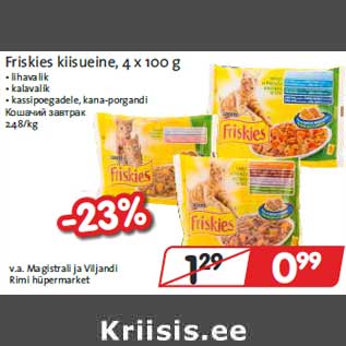 Allahindlus - Friskies kiisueine,