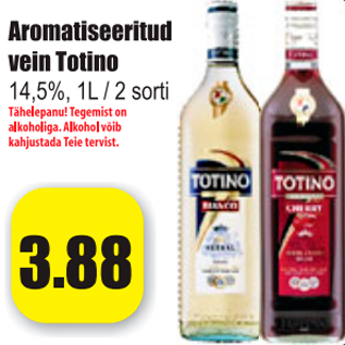 Allahindlus - Aromatiseeritud vein Totino