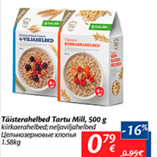 Allahindlus - Täisterahelbed Tartu Mill, 500 g