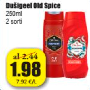 Allahindlus - Dušigeel Old Spice