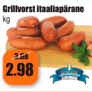 Allahindlus - Grillvorst itaaliapärane kg