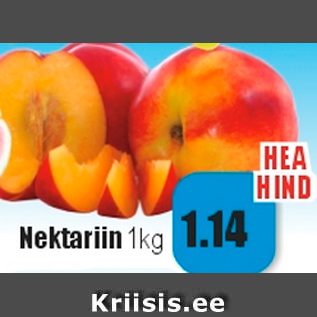 Allahindlus - Nektariin 1 kg