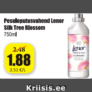 Allahindlus - Pesuloputusvahend Lenor Silk Tree Blossom 750 ml