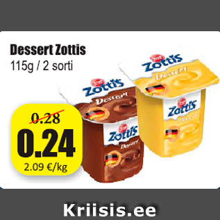 Allahindlus - Dessert Zotti